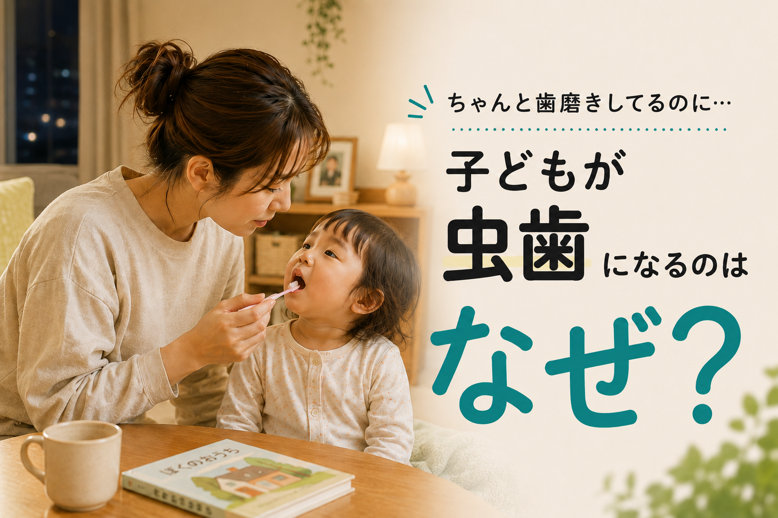 0〜3歳の子どもが虫歯になりやすい理由と5つの予防ポイントを紹介するイメージ