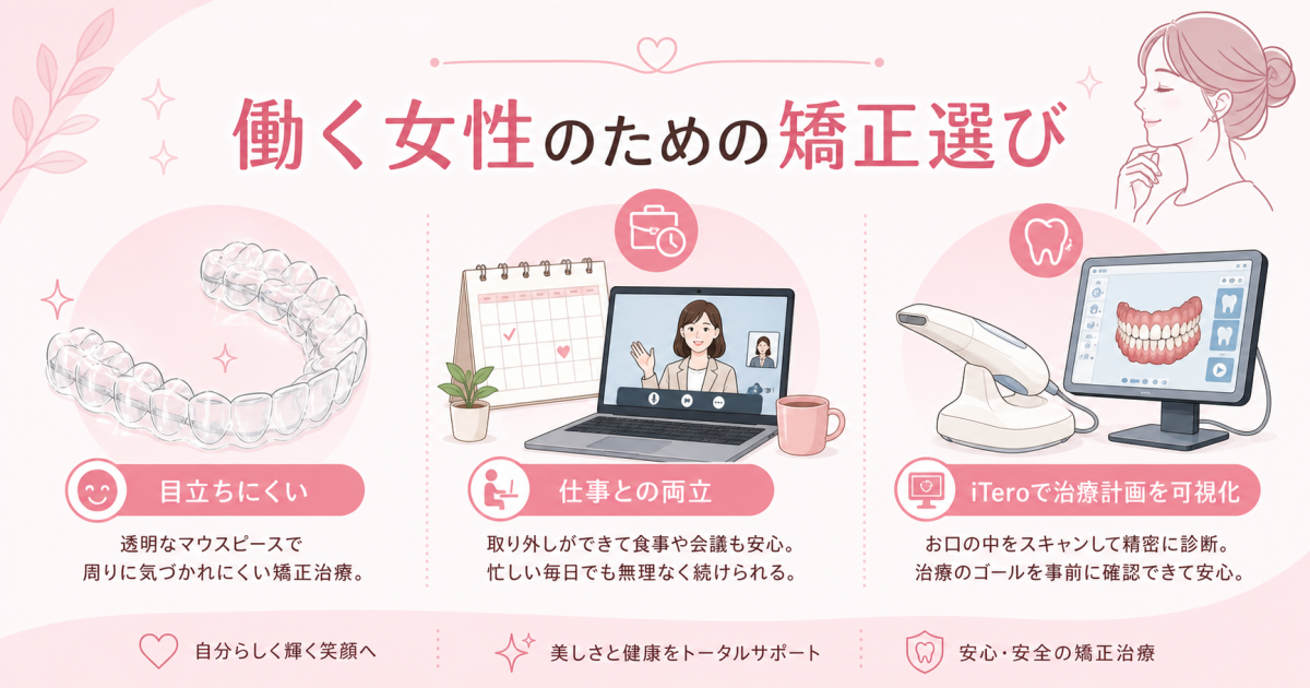 30代・40代の大人矯正で知っておきたい3つの注意点と対策